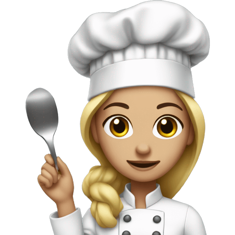 Lauren being a chef emoji