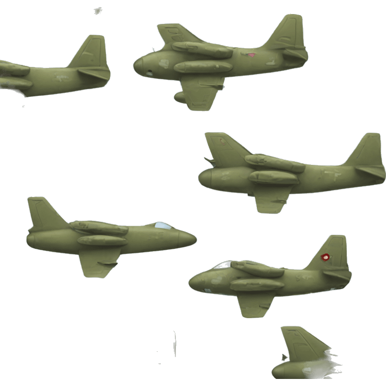 Military planes flying in sky  emoji