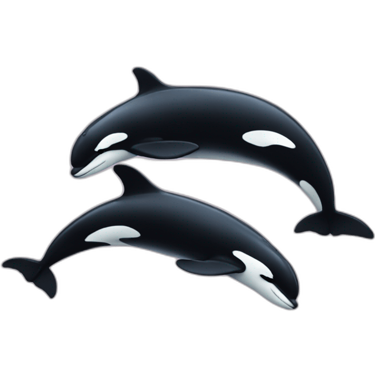 orcas, krakens, seals dancing emoji