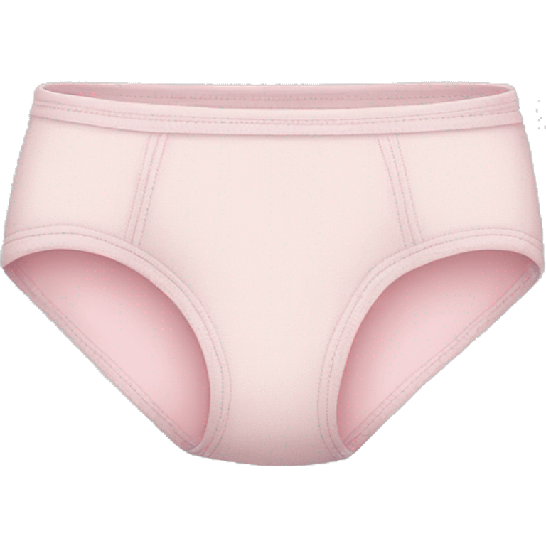 Pale pink underwear emoji