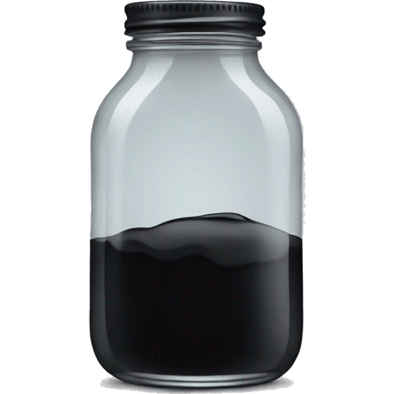 jar of black ink emoji