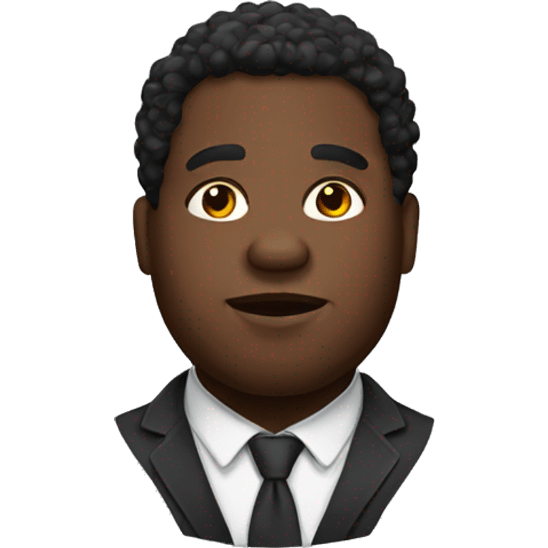 black fat guy emoji