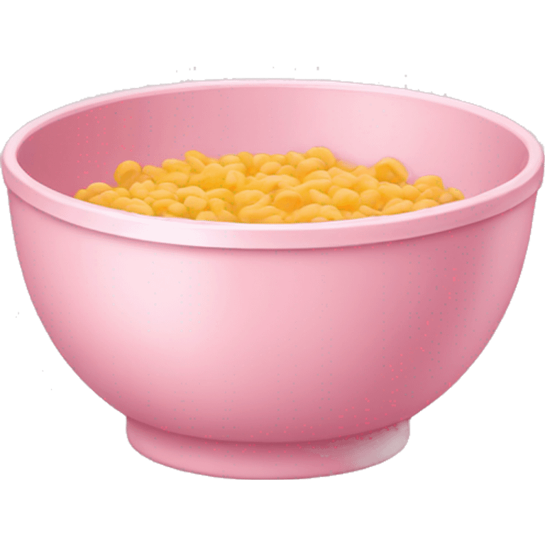 Light pink food bowl and cup emoji