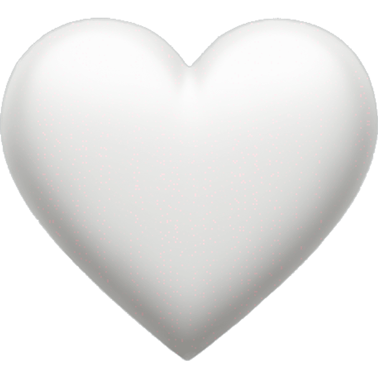 White heart emoji