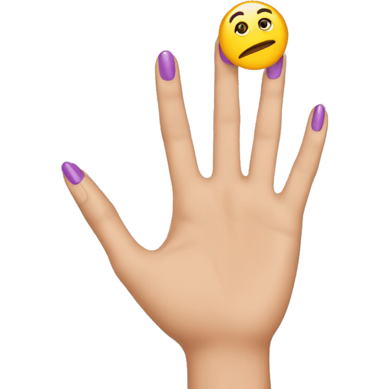 uñas  emoji