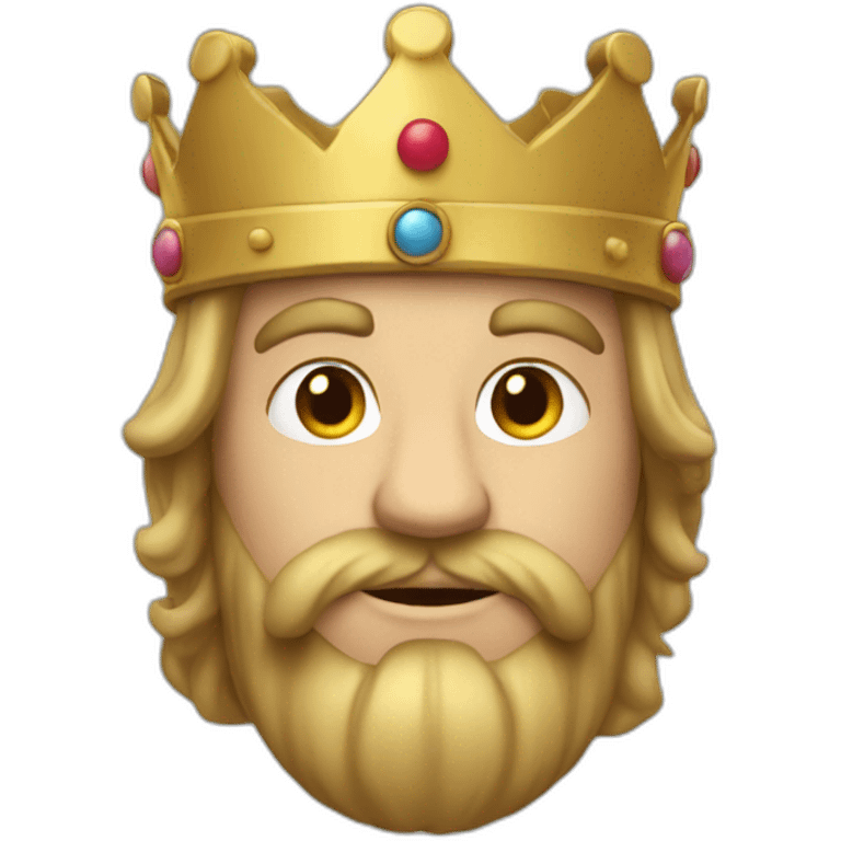 Le roi salue emoji