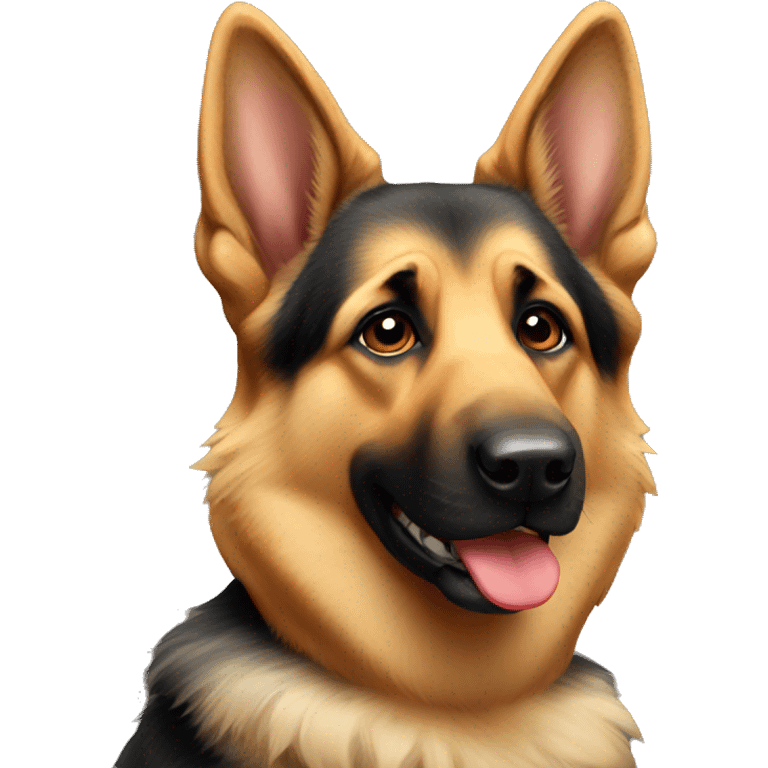 German shepherd  emoji