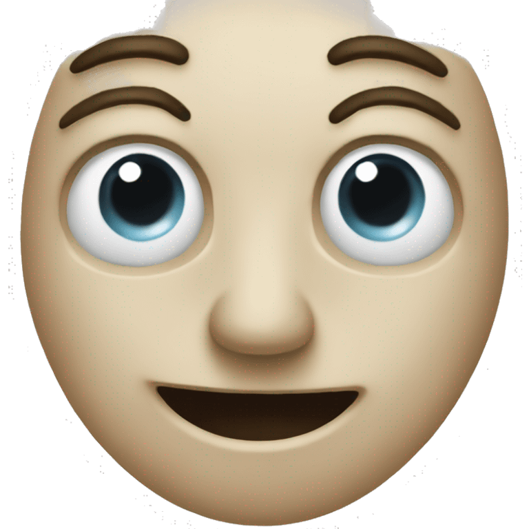 Take the original Nenuphar emoji Of Apple and add just two eyes  emoji