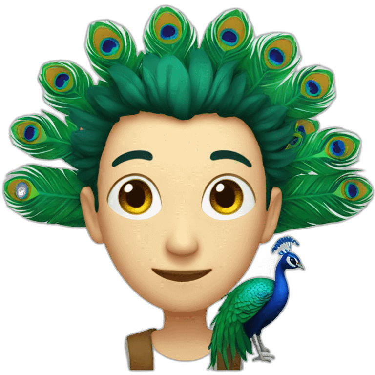 peacock emoji