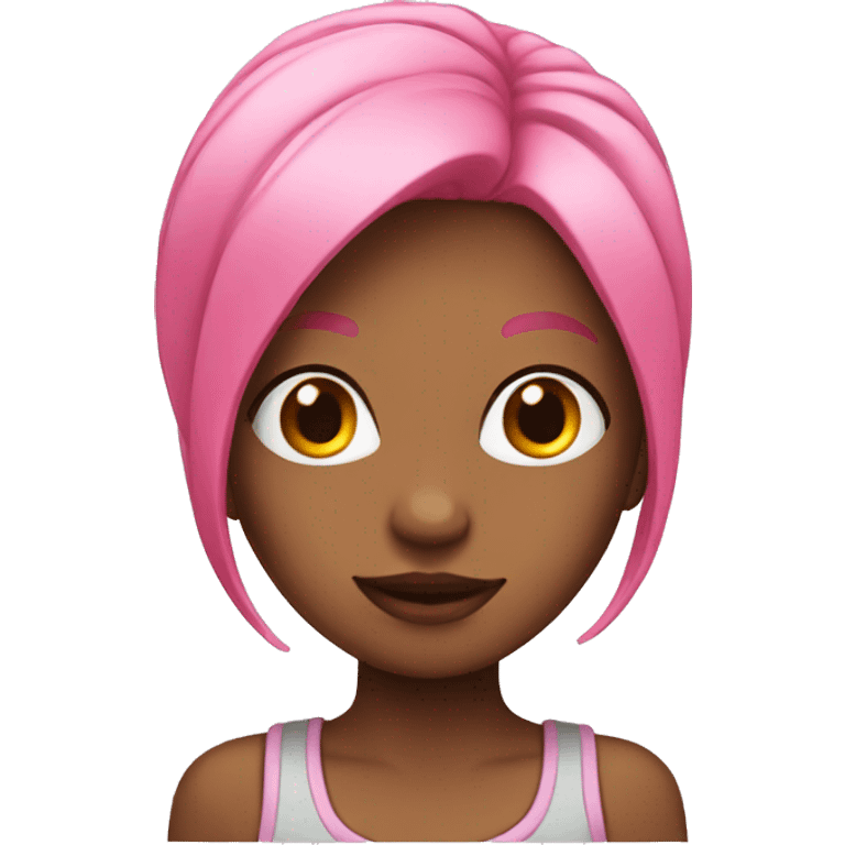 girl with pink hair emoji