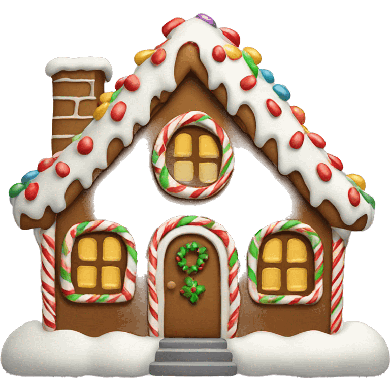 Christmas gingerbread house  emoji