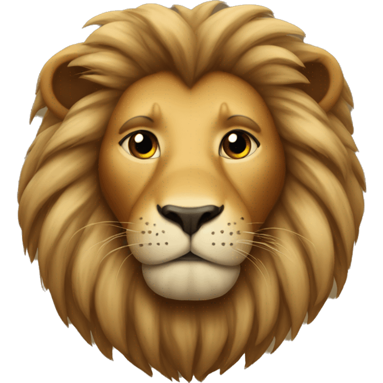 lion with love eyes emoji