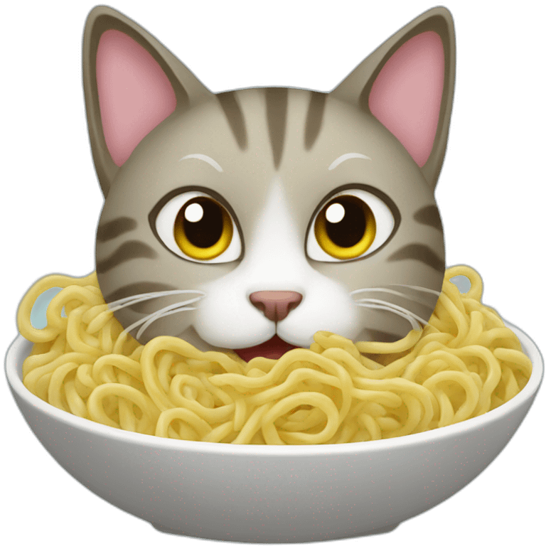 cat-eat-noodles emoji