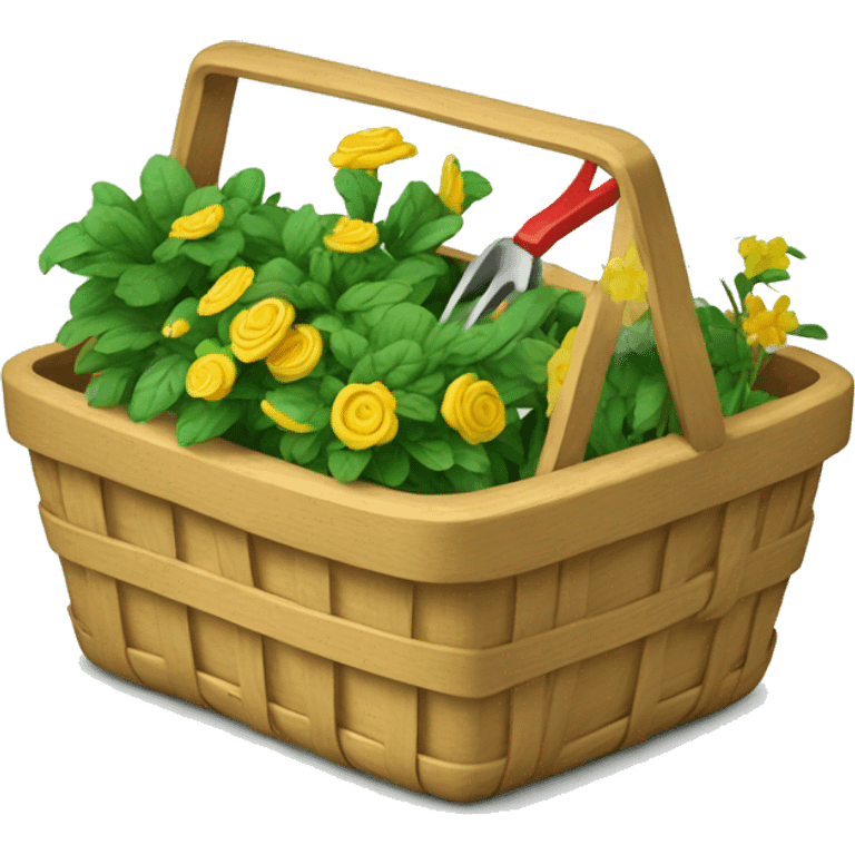 gardening basket emoji