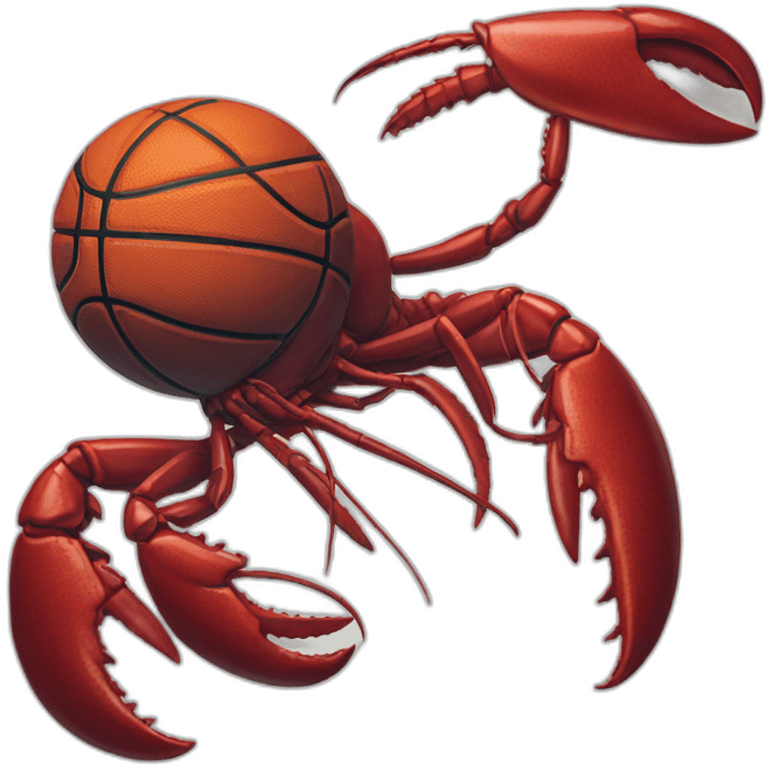 basketball lobster emoji