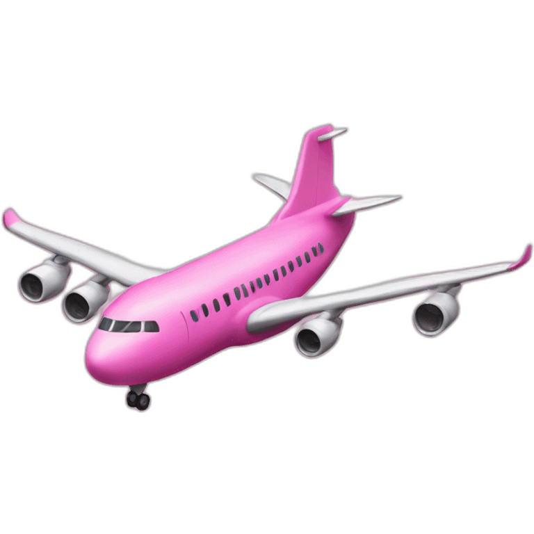 pink airplane emoji