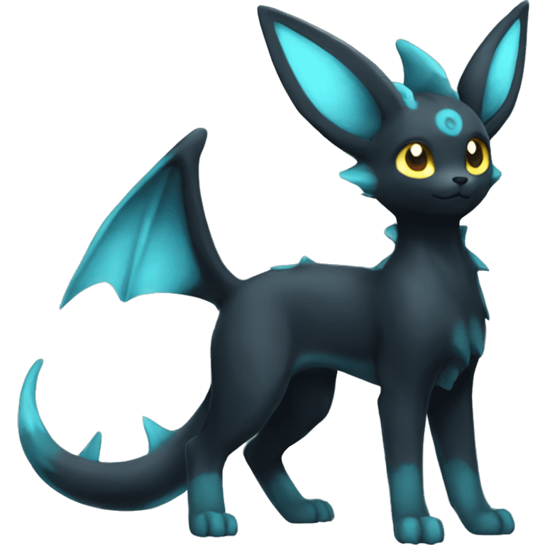 Umbreon-Vaporeon full body emoji