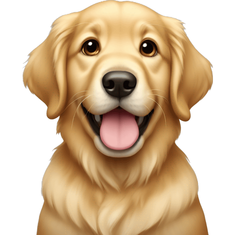 golden retriever puppy emoji