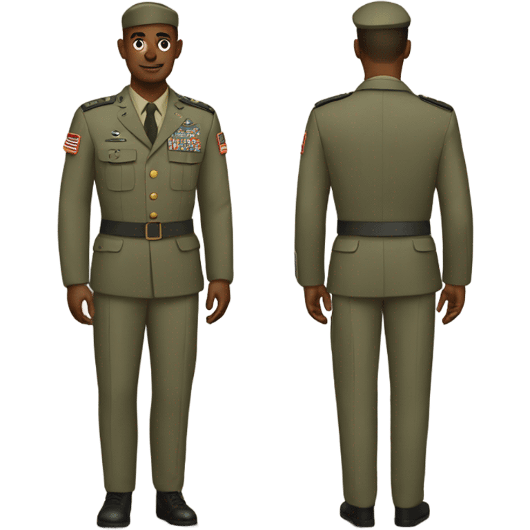 Military guy emoji