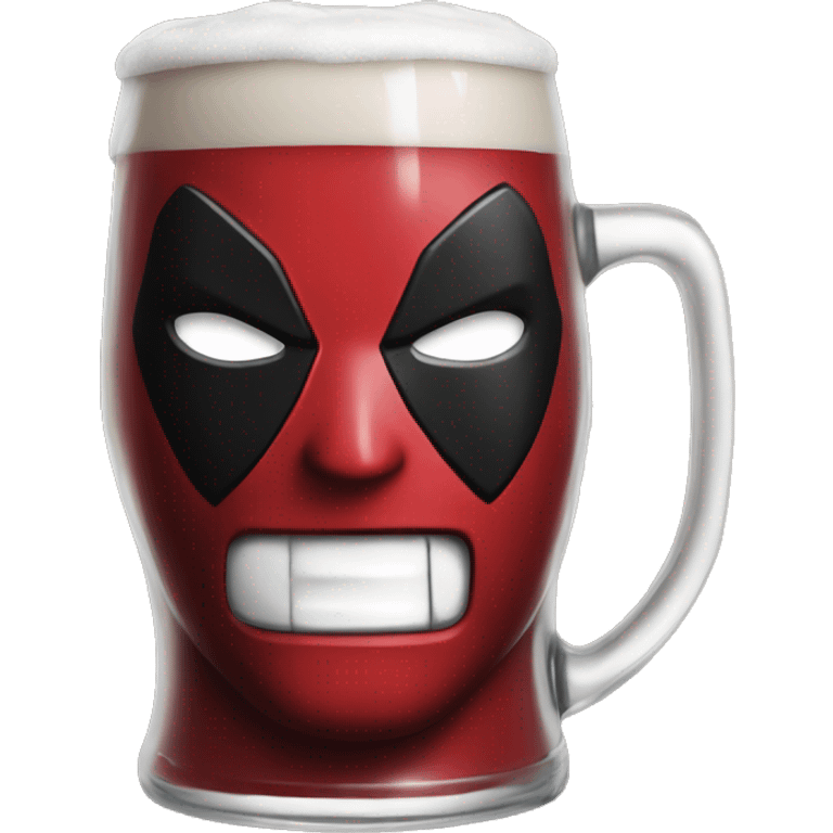 Deadpool beer mug emoji