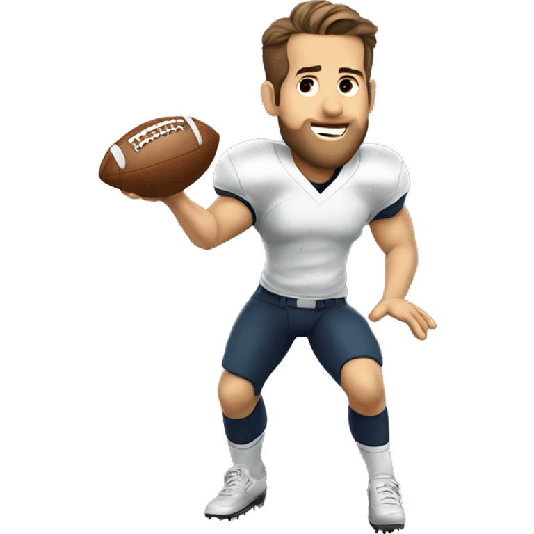 Ryan Reynolds’s throwing a football  emoji