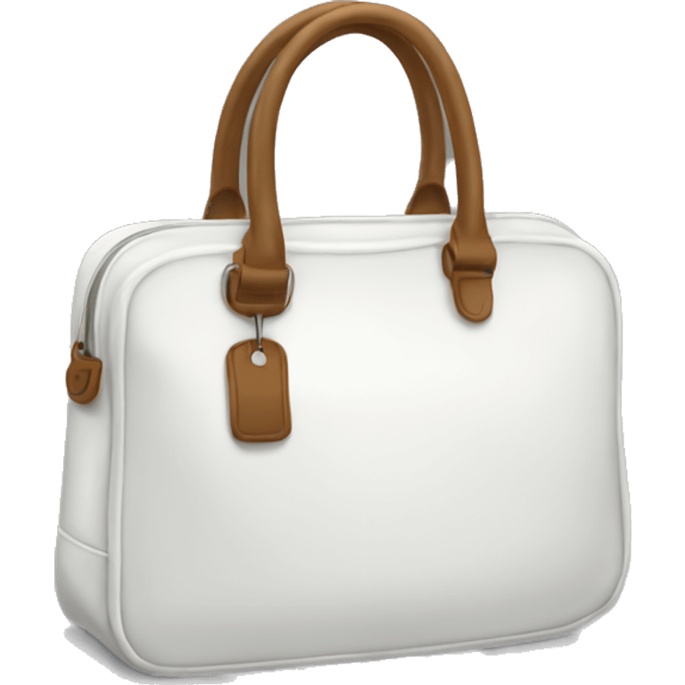 white work bag emoji