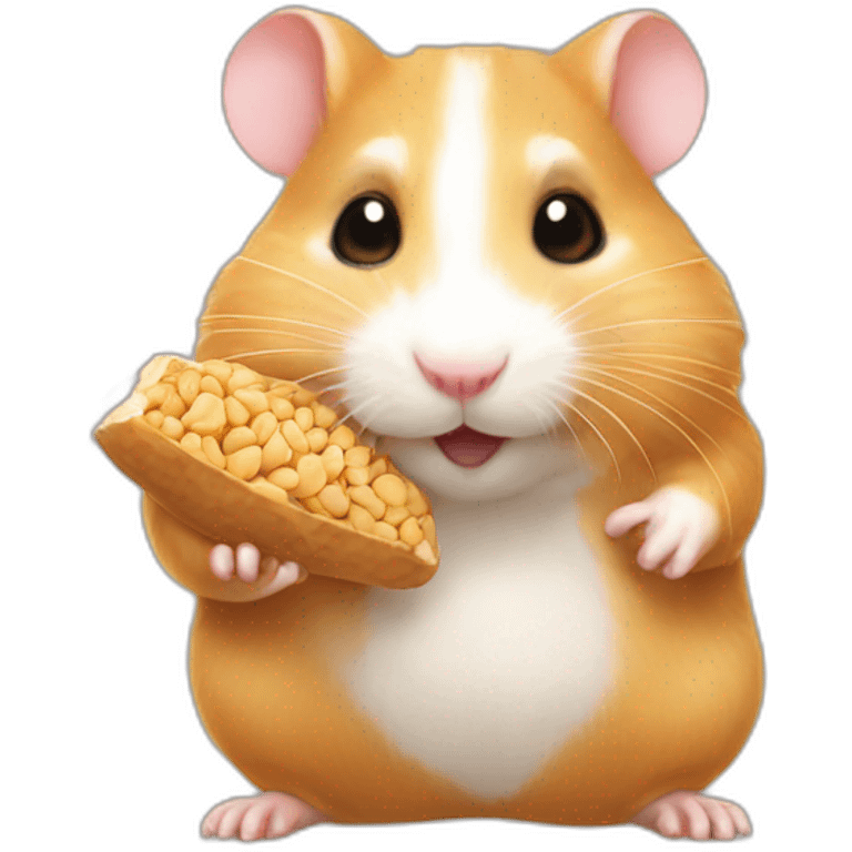 Hamster-eating-peanut emoji