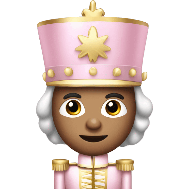 Light pink nutcracker emoji