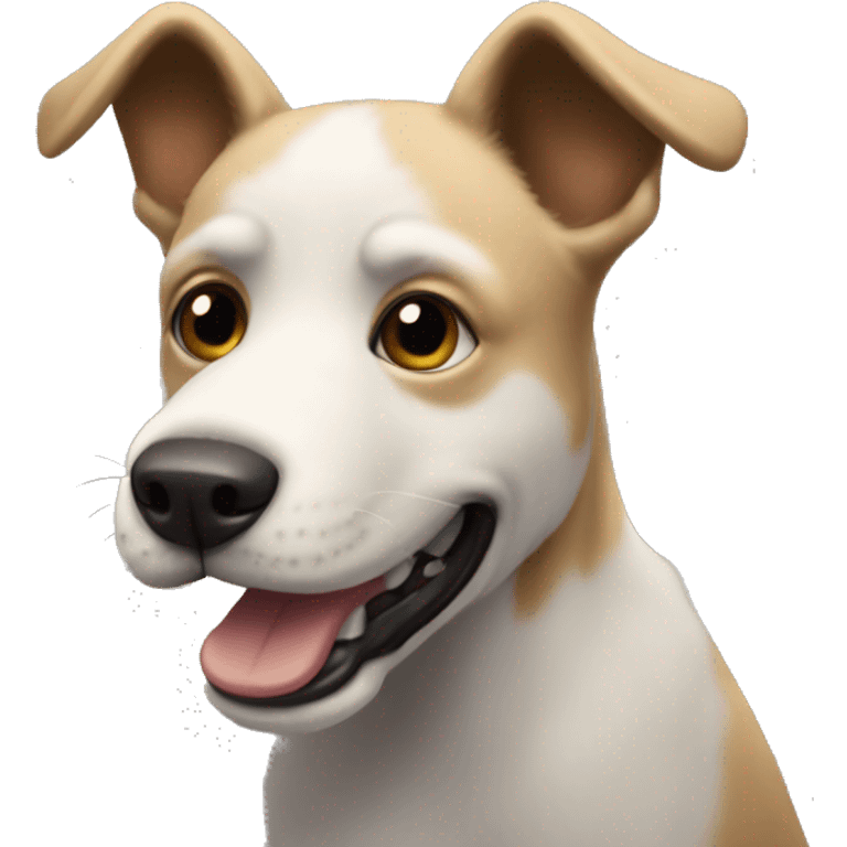 un perro animatronico emoji