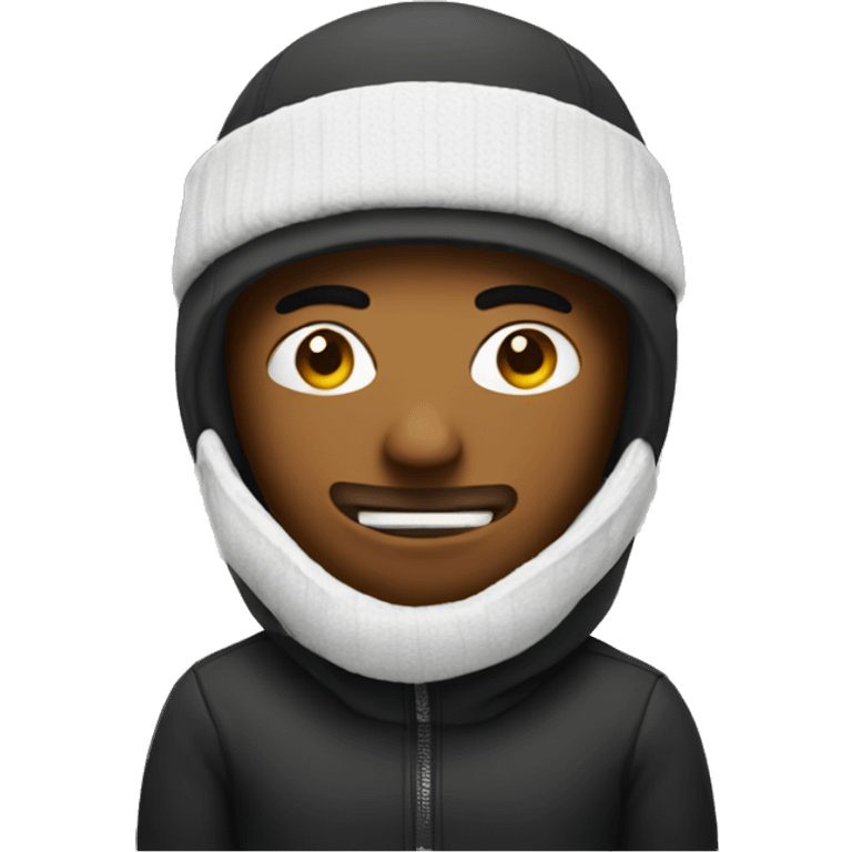 man with ski mask emoji