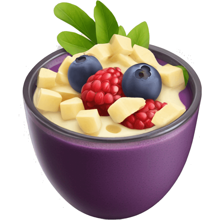 acai smoothie fruit bowl emoji