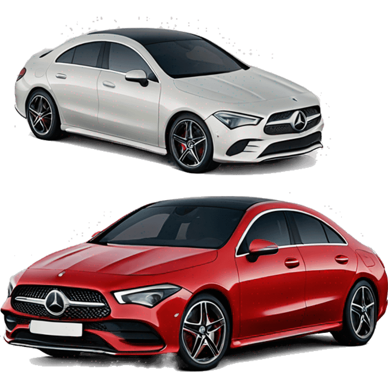 Mercedes cla 2022 red  emoji