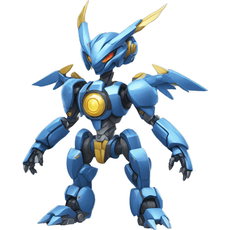 Futuristic Mechanical Pokémon-Medabot-Dragon full body emoji