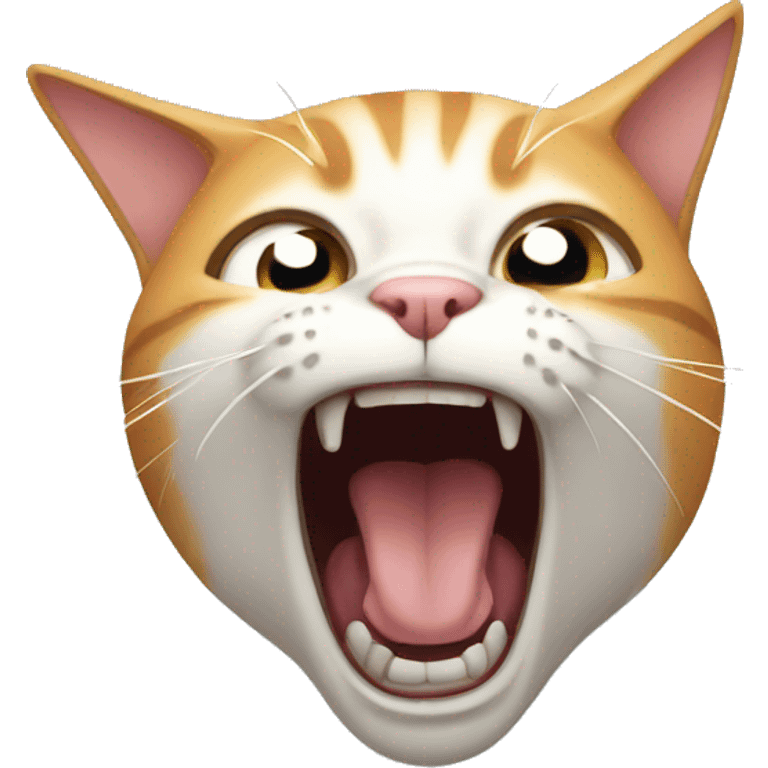 screaming cat emoji