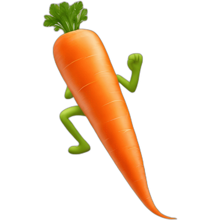 Running carrots emoji