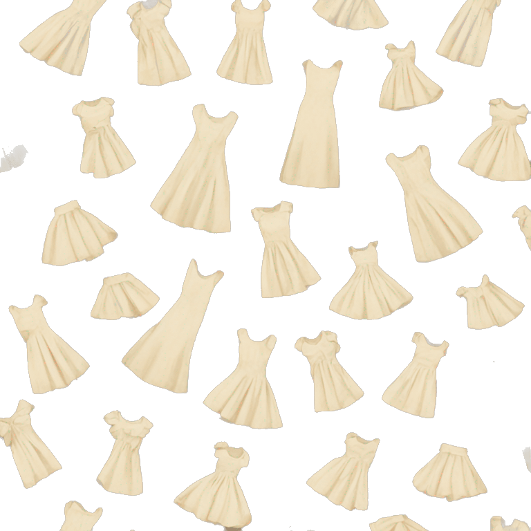 Vintage dress beige  emoji