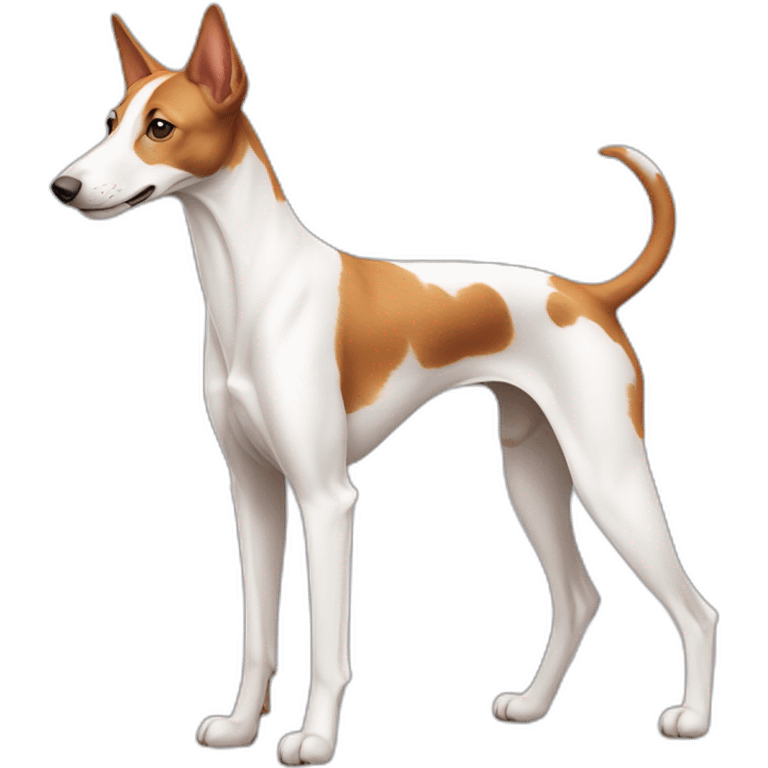 Ibizian hound dog full body emoji