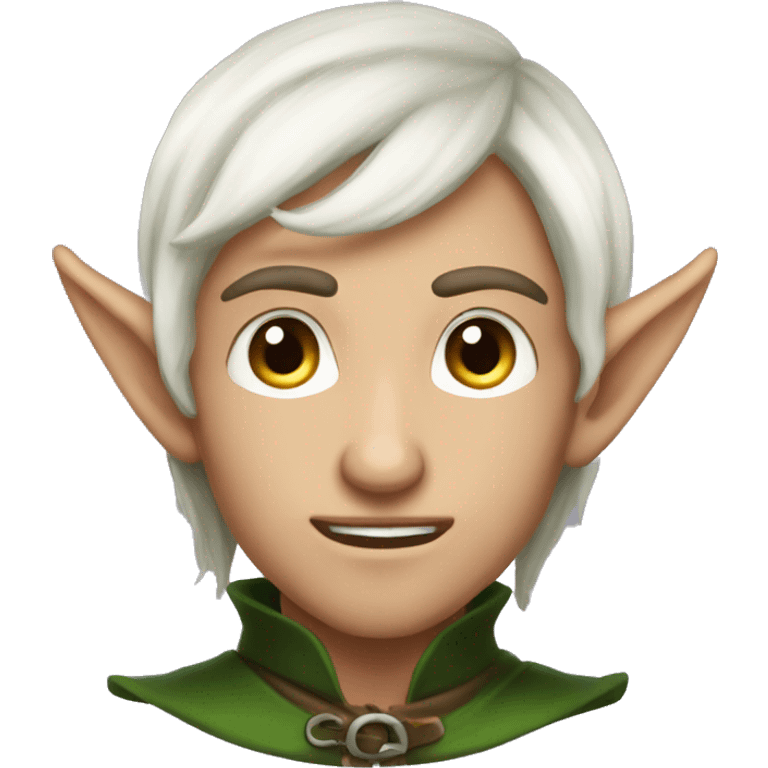 rogue male elf fantasy emoji