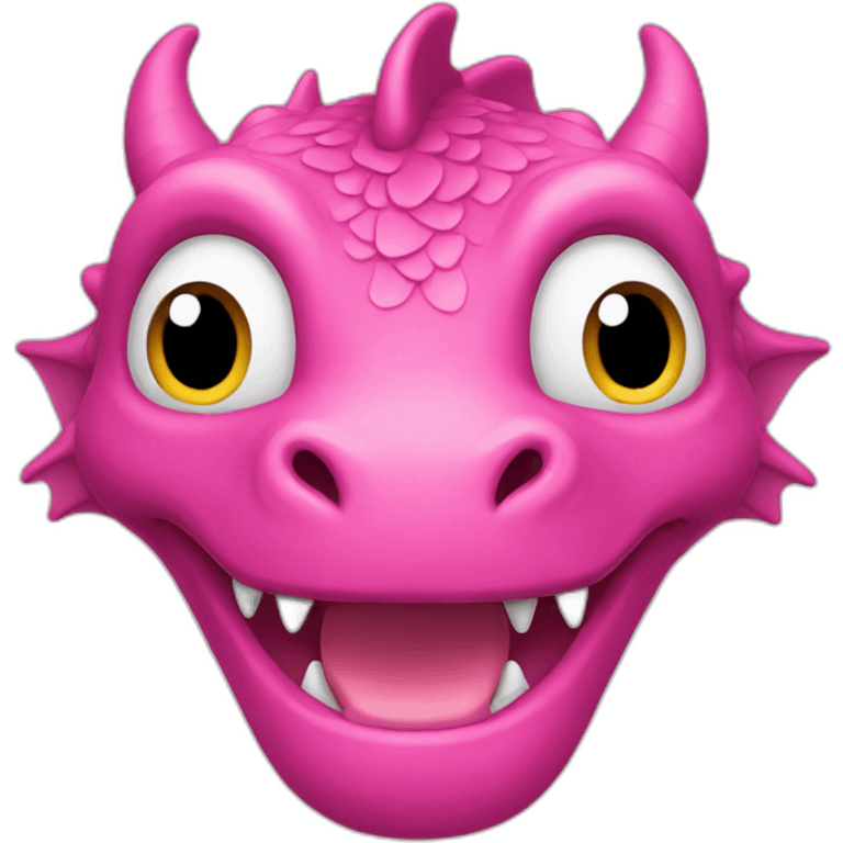 Pink dragon emoji