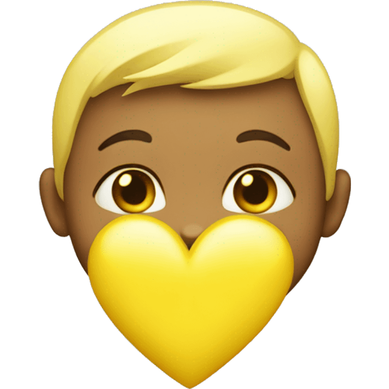 baby yellow heart  emoji