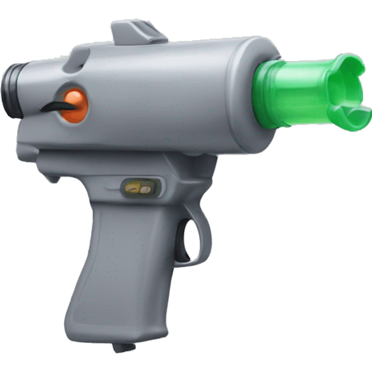 Grey squirt gun emoji