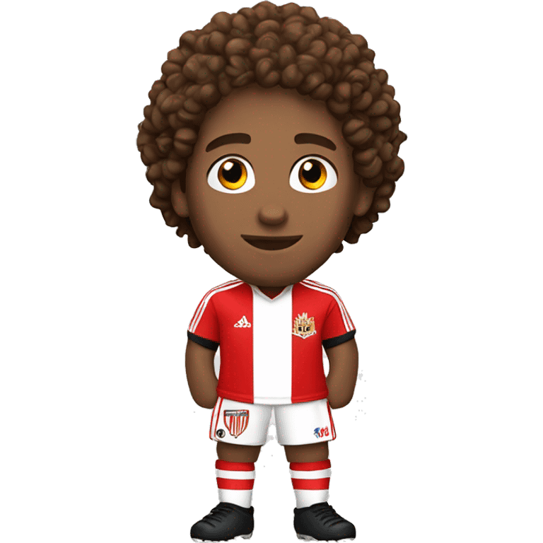 Sunderland football player brown curly hair emoji