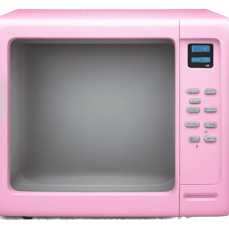 Pink microwave  emoji