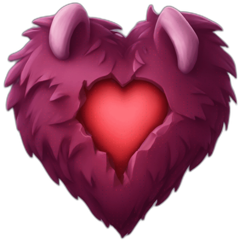 werewolf heart emoji