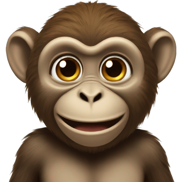 Monkey saying Happy Hump Day emoji