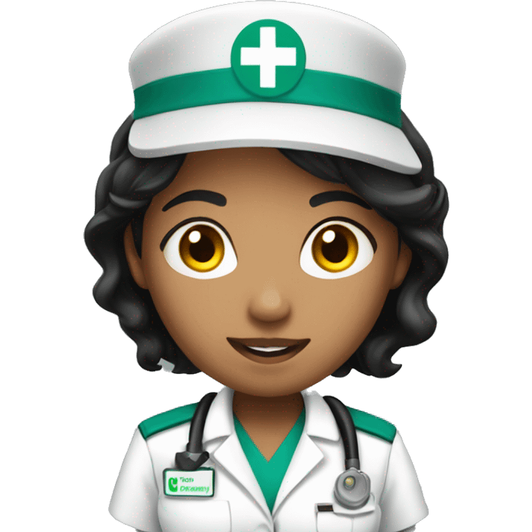 Female Paramedic with Black hair  emoji