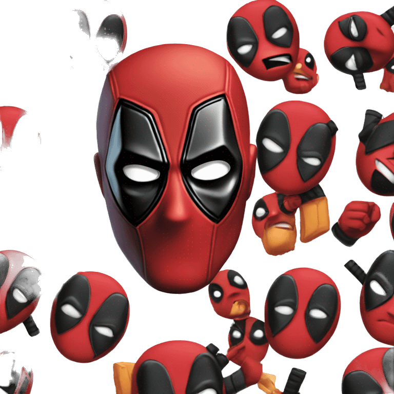 Deadpool nod face emoji