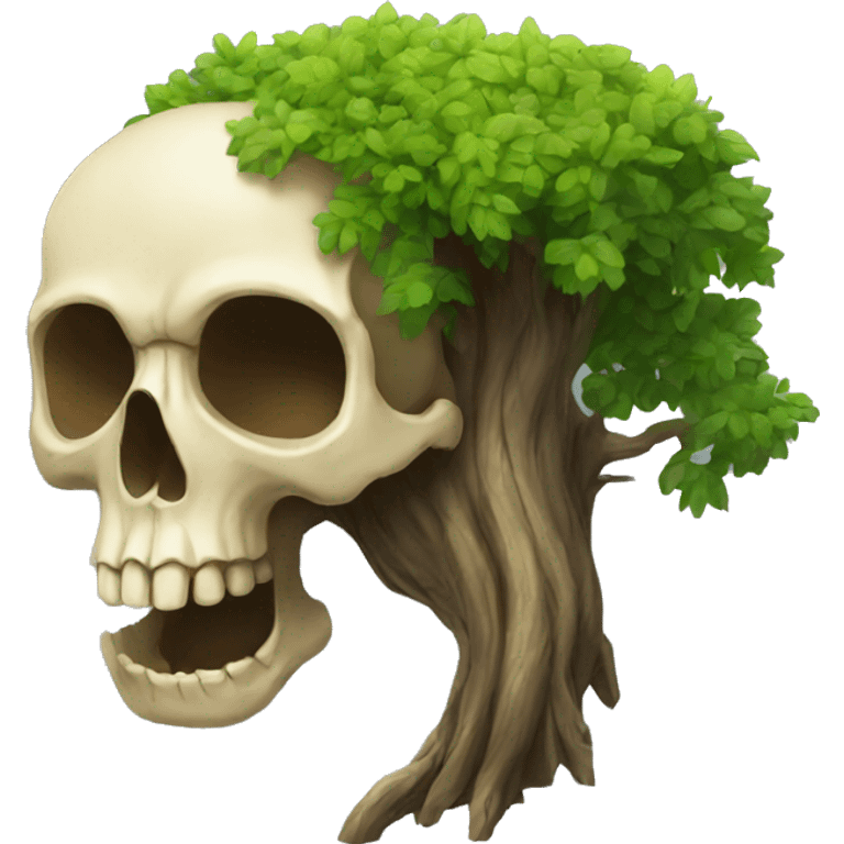 tree skull emoji