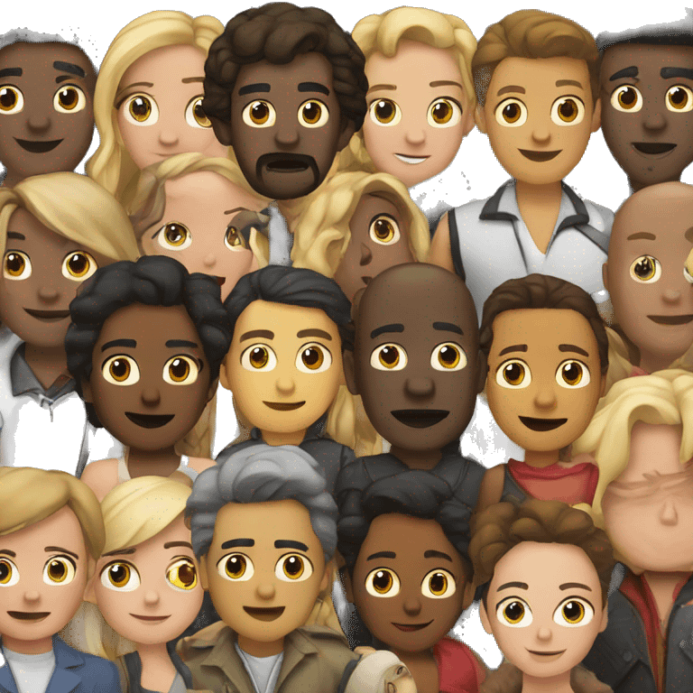 Stacked actors  emoji