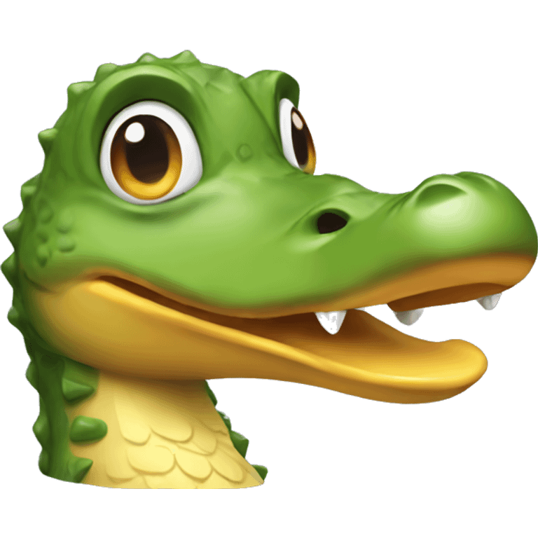 crocodile duck emoji